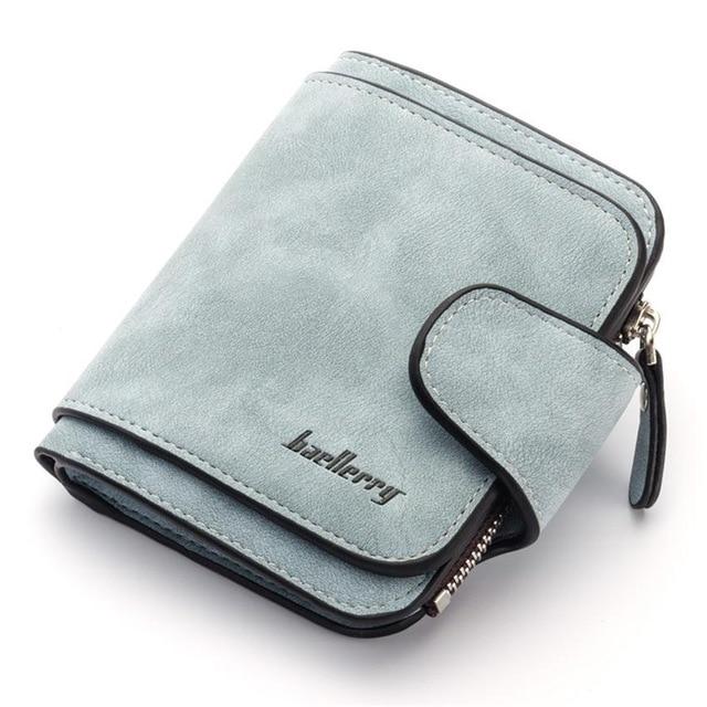 Scrub Leather Solid  Bi-Fold Wallet