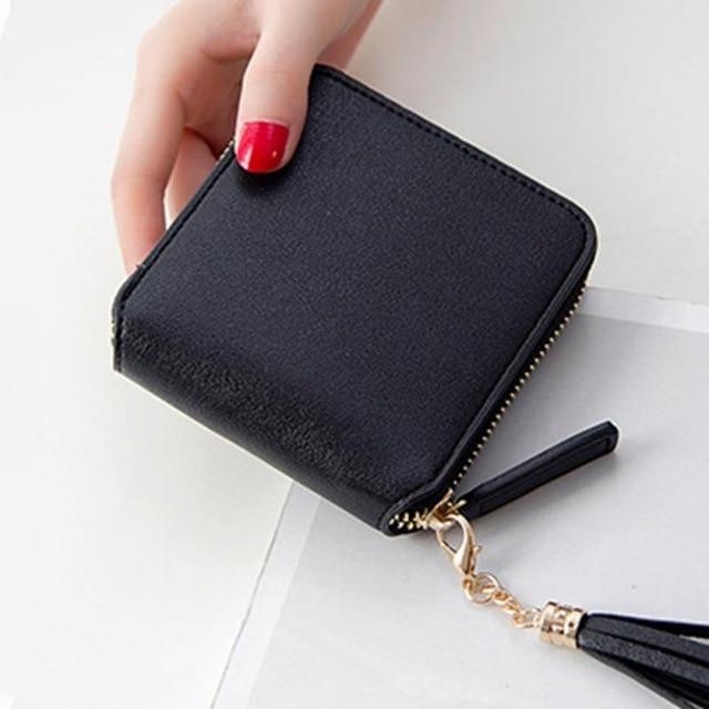 Tassel Ladies Leather Clutch Purse