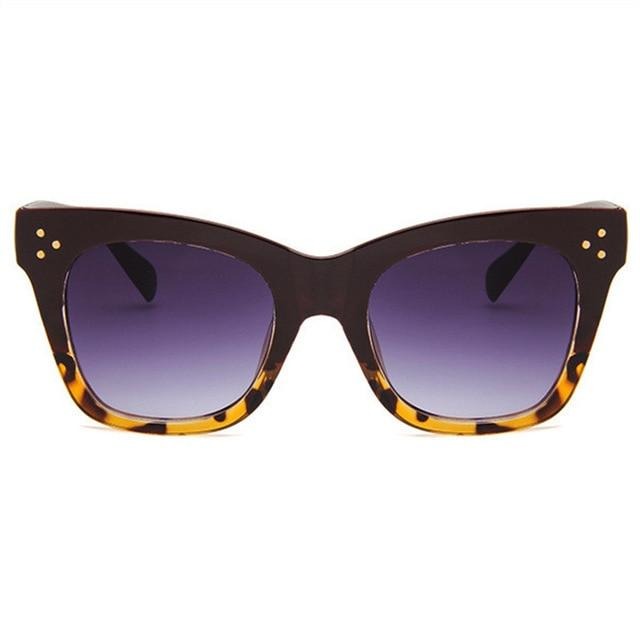 Vintage Oversized Gradient Classic Cat Eye Sunglasses