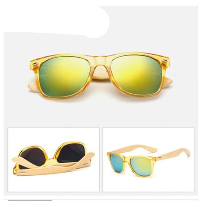 Vintage Wooden Bamboo Sun Glasses