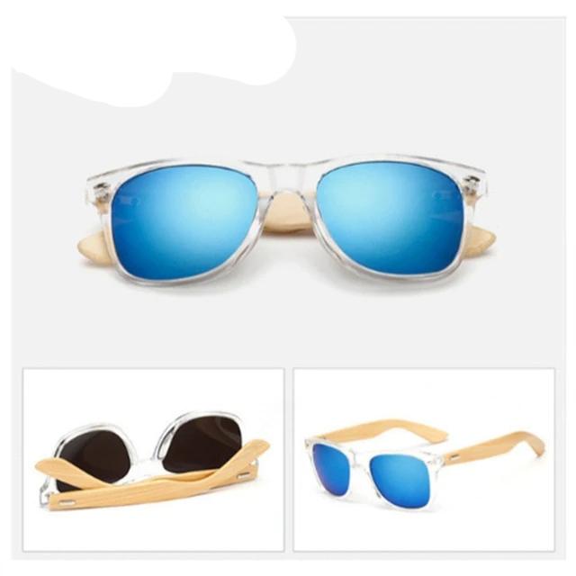Vintage Wooden Bamboo Sun Glasses