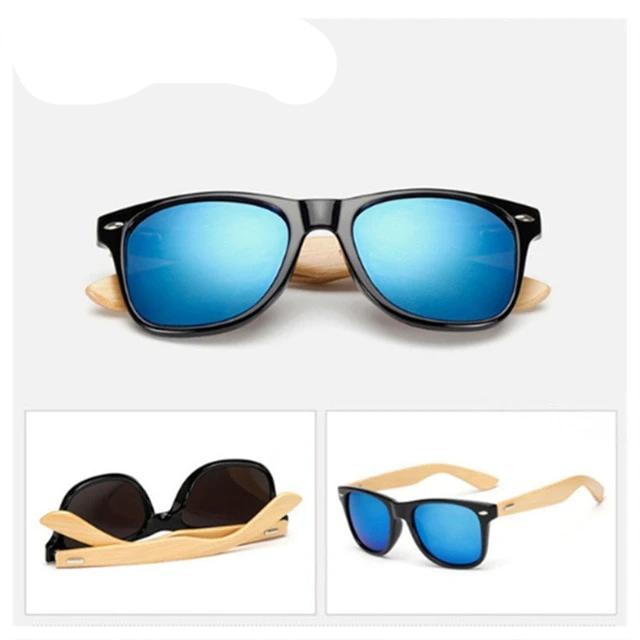 Vintage Wooden Bamboo Sun Glasses