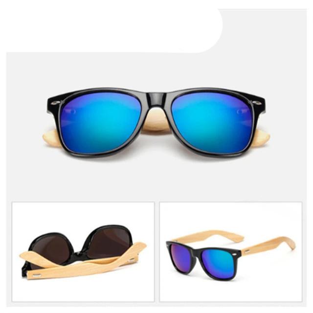 Vintage Wooden Bamboo Sun Glasses