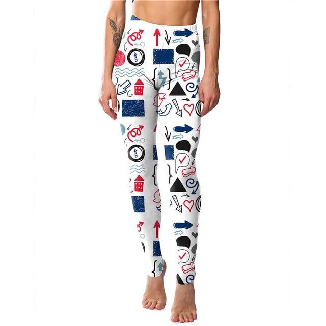 Cat Print Plus Size Ankle-Length Elastic Leggings