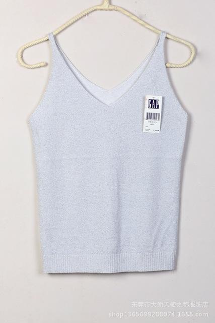 Multicolor Sleeveless Bustier Cotton T-shirt