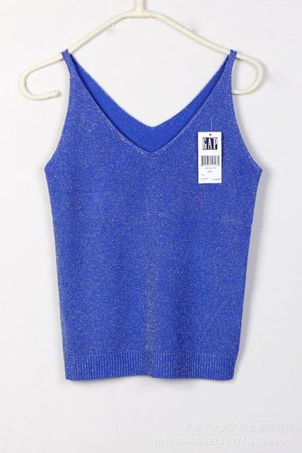 Multicolor Sleeveless Bustier Cotton T-shirt