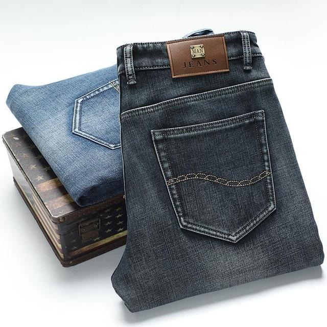 Classic Style Regular Fit Stragith Jeans