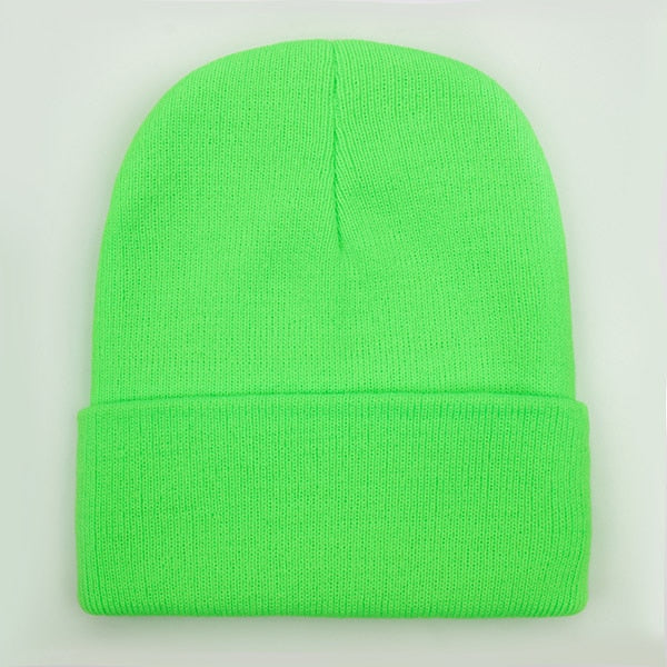Wool Blends Soft Warm Knitted Beanie Cap - Stylesma