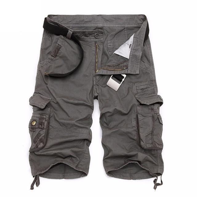 Camouflage Cotton Cargo Board Short