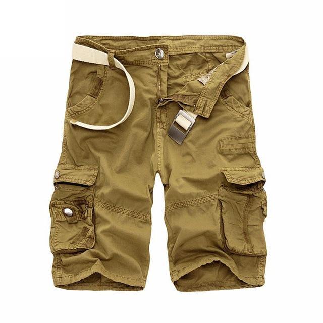 Camouflage Cotton Cargo Board Short