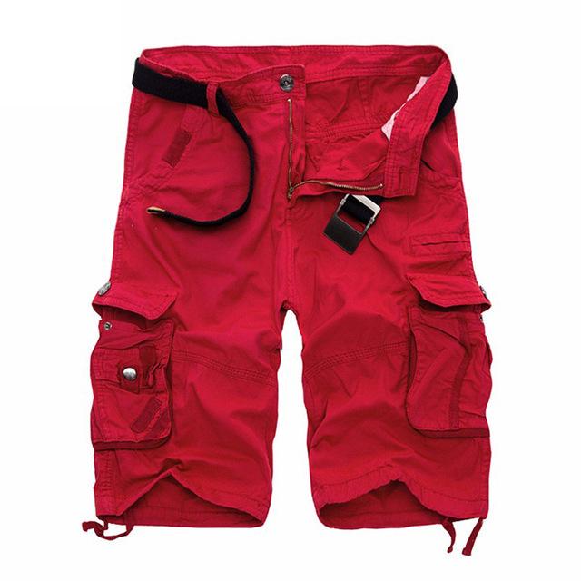 Camouflage Cotton Cargo Board Short