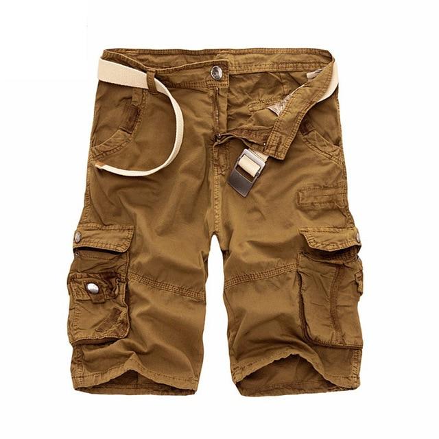 Camouflage Cotton Cargo Board Short