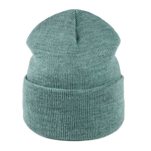 Knitted Casual Beanie Hat - Stylesma