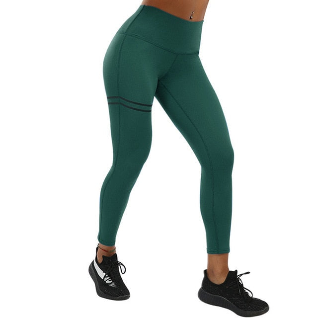 Polyester High Waist Push Up Leggings