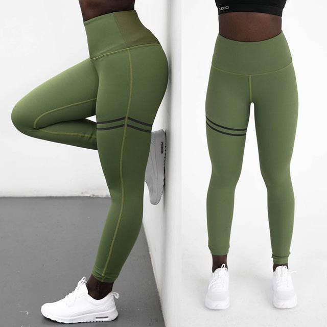 Polyester High Waist Push Up Leggings