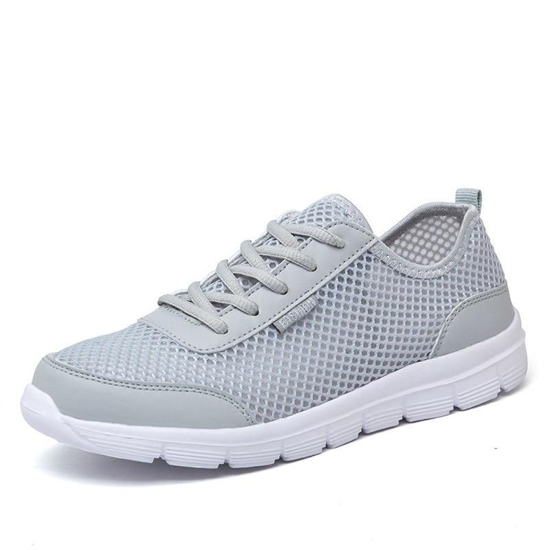 Breathable Mesh Lace up Men's casual shoes