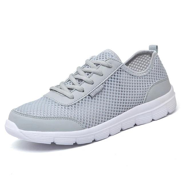 Breathable Mesh Lace up Men's casual shoes