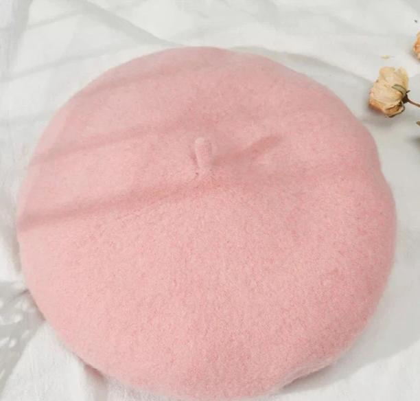 French Style Solid Casual Vintage Women's Hat