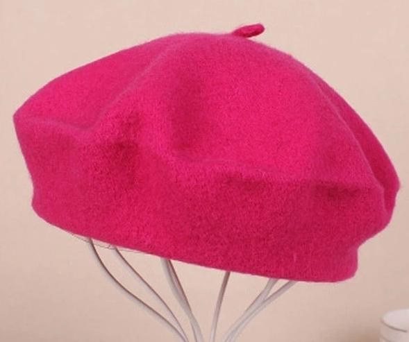 French Style Solid Casual Vintage Women's Hat