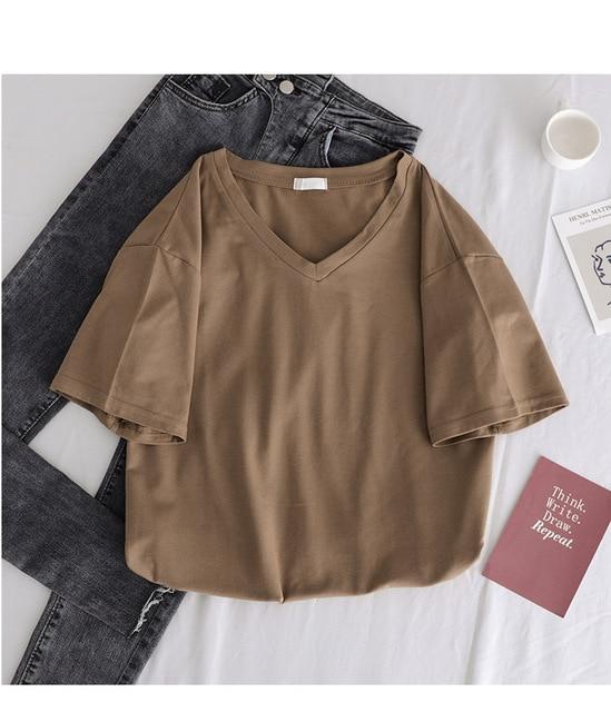 Kawaii Short Sleeve Embroidered Polyester T Shirt