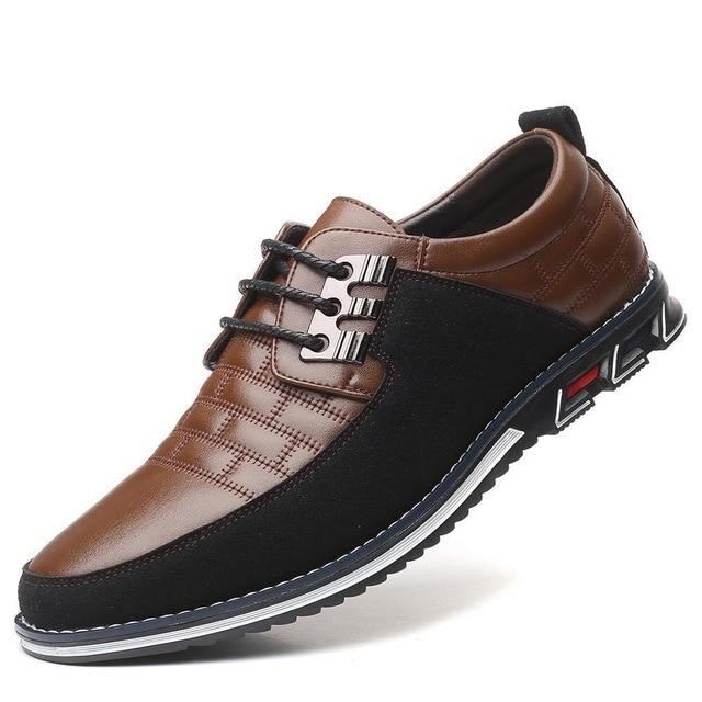 Casual Slip On Formal Leather Shoes - Stylesma