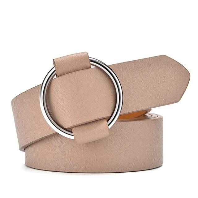 Genuine Leather New Punk style Pin Buckle Belt - Stylesma