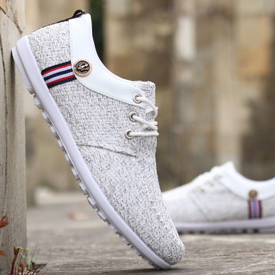 Sweat-Absorbant Cotton Breathable Canvas Shoes