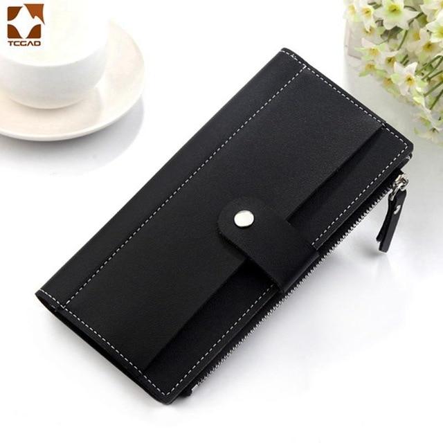 women's wallet Long PU Red Female Purse Clutch Money woman Wallet