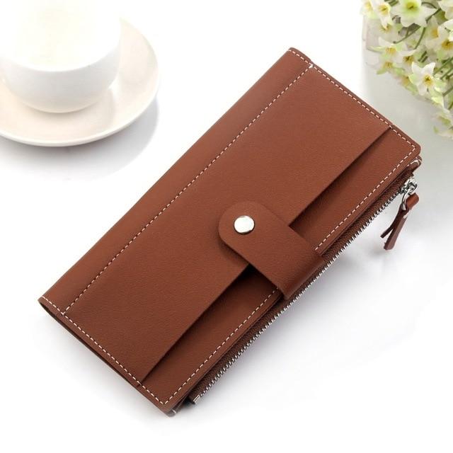 women's wallet Long PU Red Female Purse Clutch Money woman Wallet