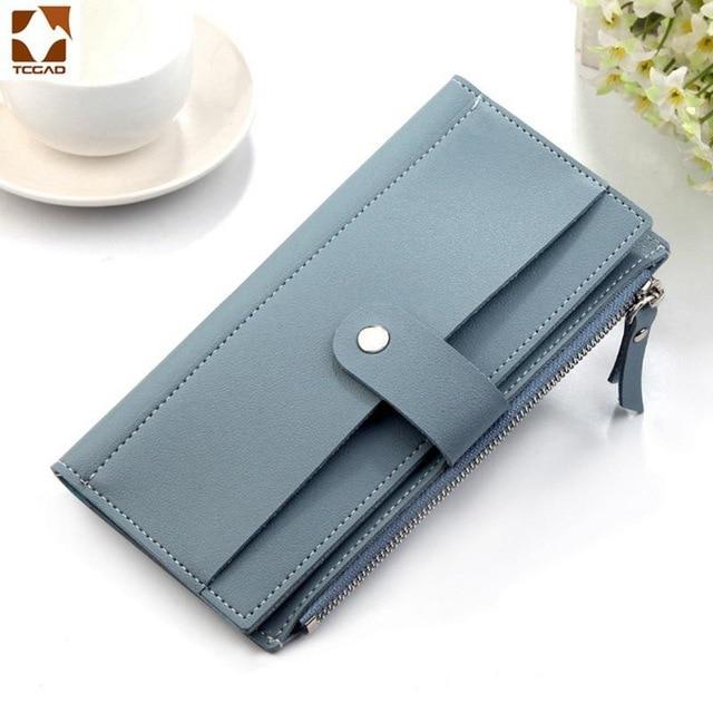 women's wallet Long PU Red Female Purse Clutch Money woman Wallet