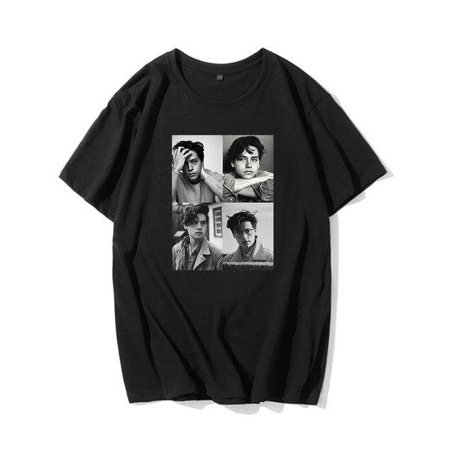 Short-sleeved Loose  Printed T-shirt