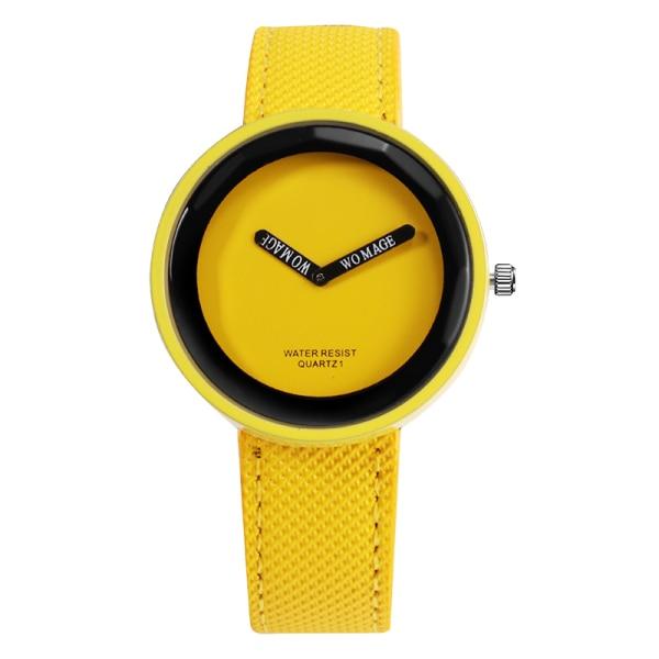 Casual Simple Design Leather Wrist Watch
