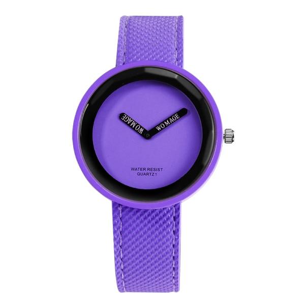 Casual Simple Design Leather Wrist Watch