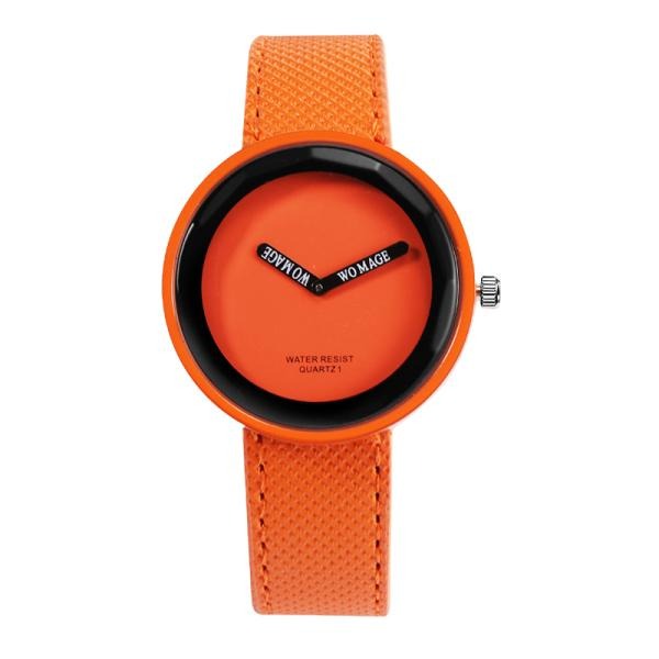 Casual Simple Design Leather Wrist Watch