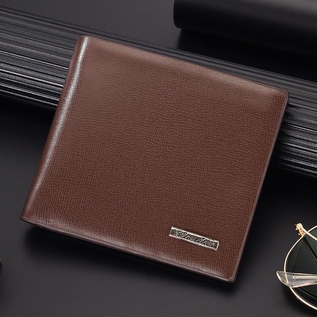 Microfiber Genuine Leather long Casual Wallet