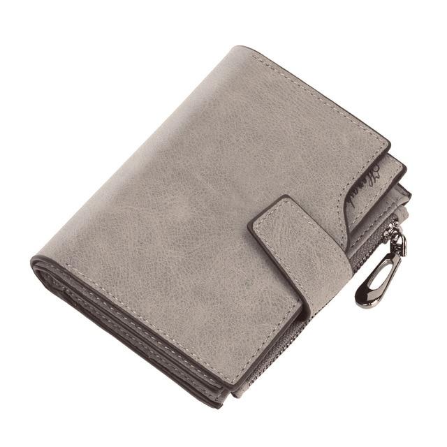 PU Leather Round Zipper Leather Wallet