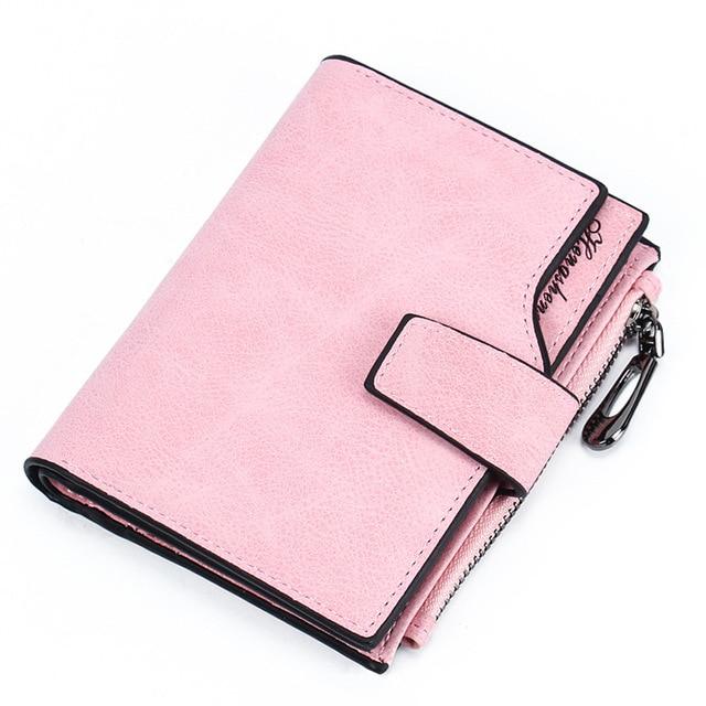 PU Leather Round Zipper Leather Wallet