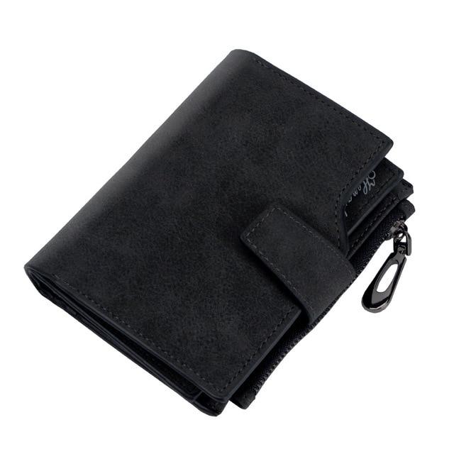 PU Leather Round Zipper Leather Wallet