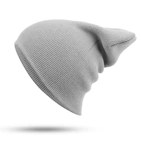 Cotton Blends Solid Warm Soft HIP HOP Knitted Hat