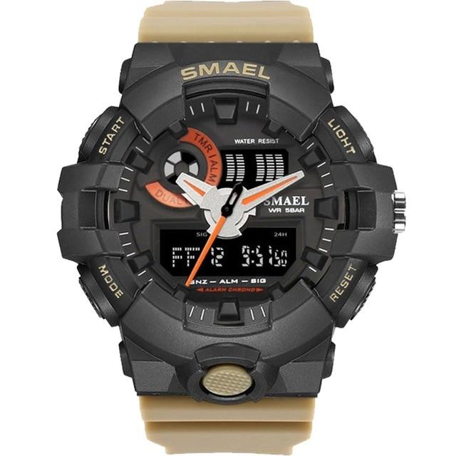 LED Military Digital 50m Waterproof Sports Watch - Stylesma