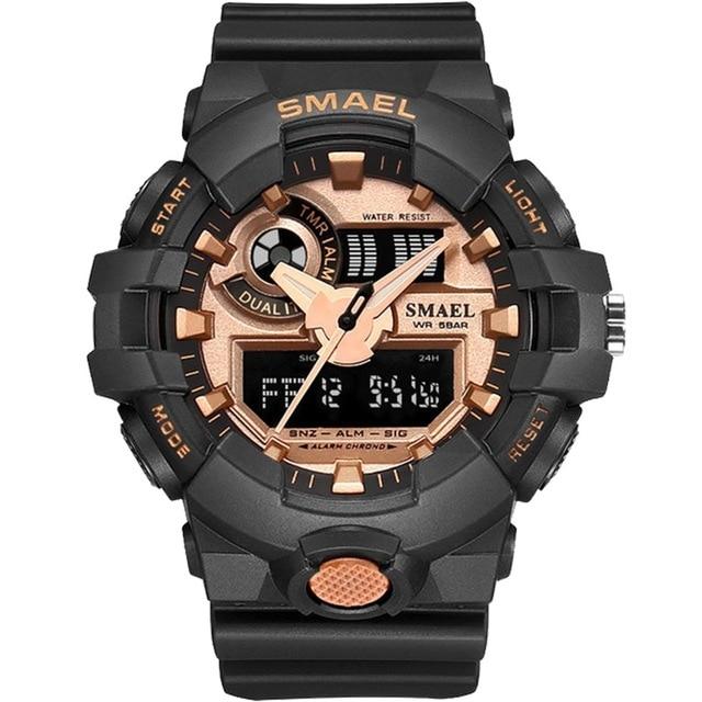 LED Military Digital 50m Waterproof Sports Watch