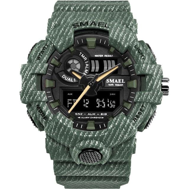 LED Military Digital 50m Waterproof Sports Watch - Stylesma