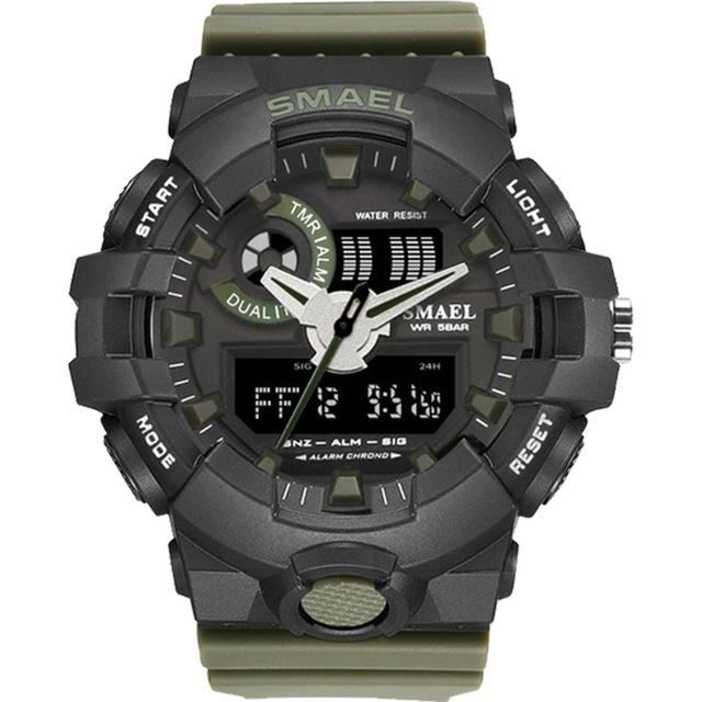 LED Military Digital 50m Waterproof Sports Watch