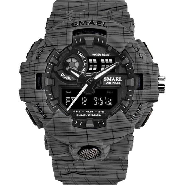 LED Military Digital 50m Waterproof Sports Watch