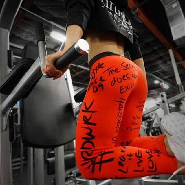 Digital Print Ice and Snow Fitness Leggings