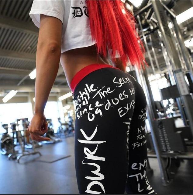 Digital Print Ice and Snow Fitness Leggings