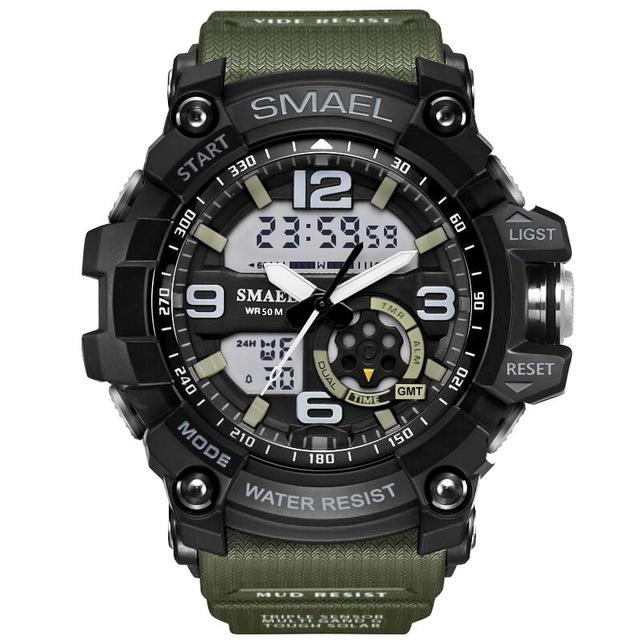 Dual Display Sports Water & shock resistant Men's Watch