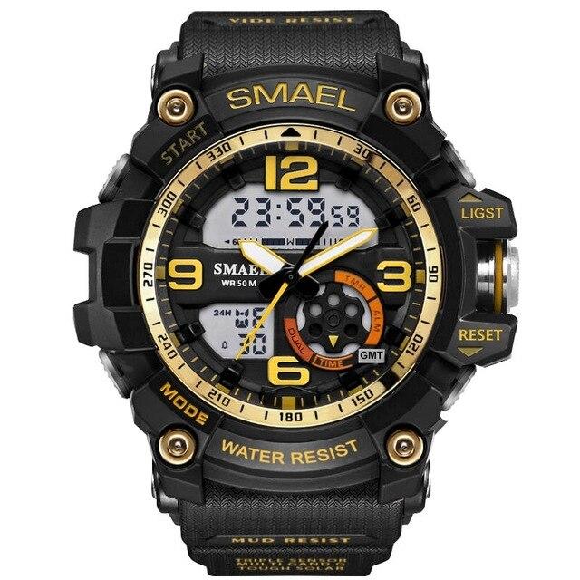 Dual Display Sports Water & shock resistant Men's Watch