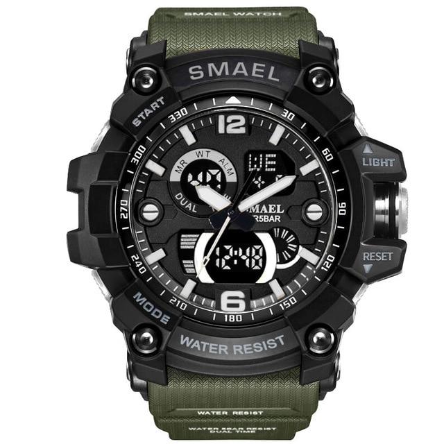 Dual Display Sports Water & shock resistant Men's Watch