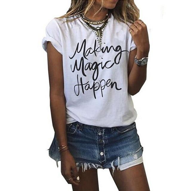 Casual Short Sleeve O-Neck Regular T-Shirt
